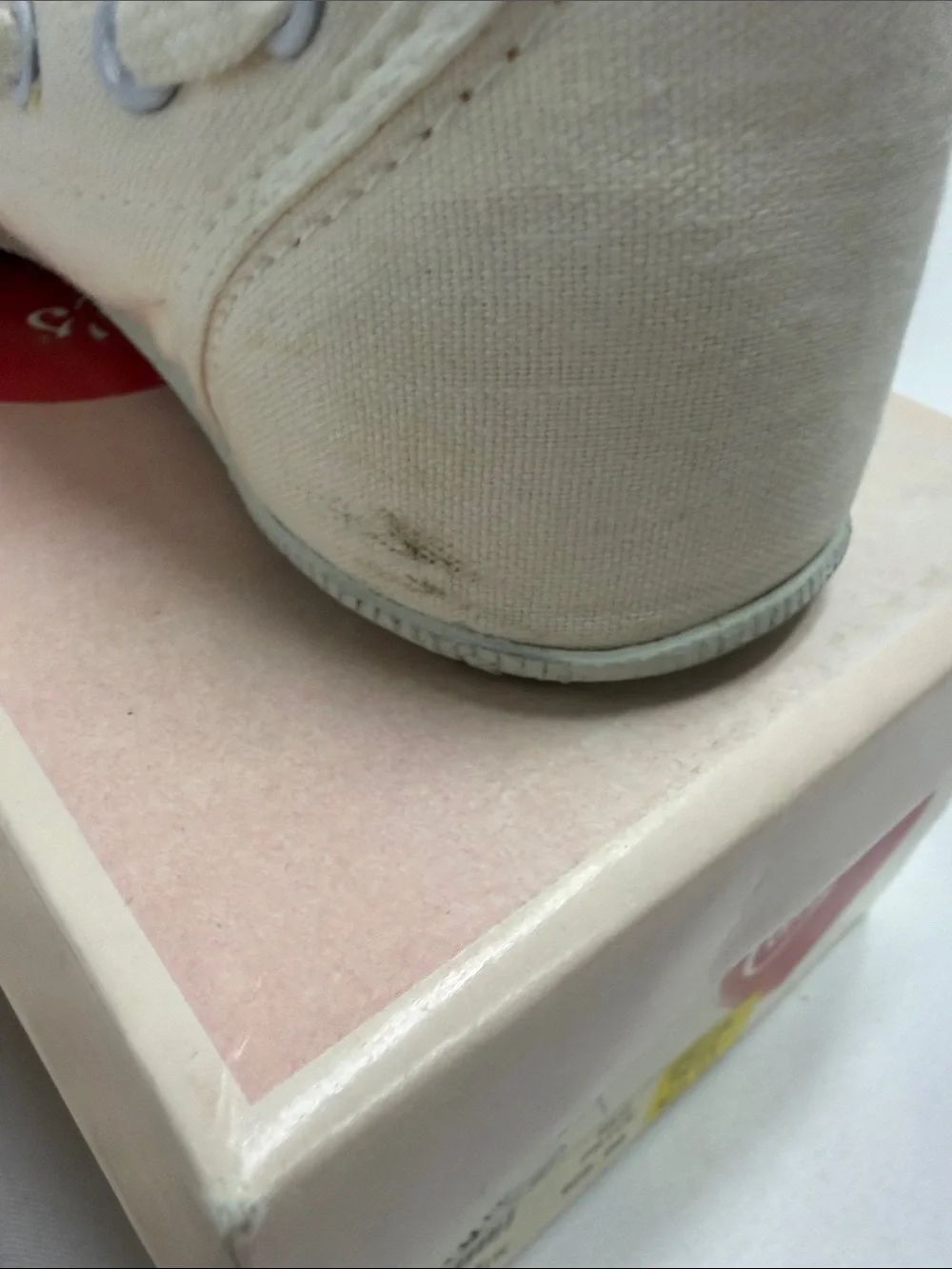 Candie's Women's Low-Top Canvas Sneakers in Off-White - Picture 3 of 6